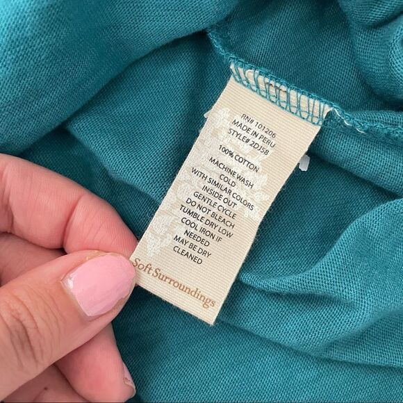 SOFT surroundings filipa shirtdress size 2X - Picture 8 of 14